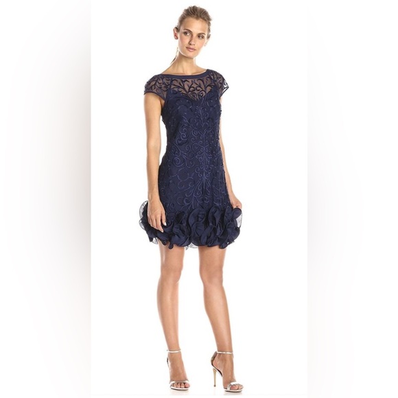 Jessica Simpson Dresses & Skirts - Navy Blue Lace party Dress
